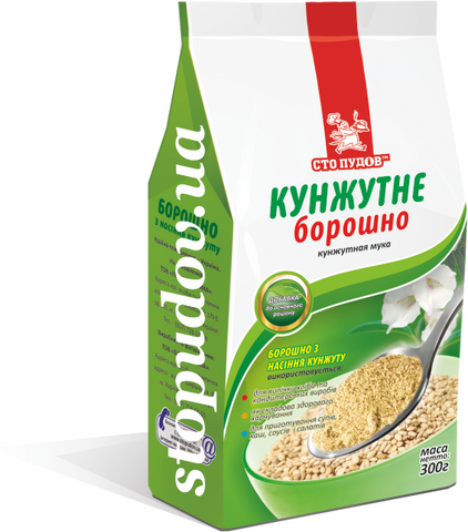 Борошно кунжутове "Сто пудів" 300 г (6)